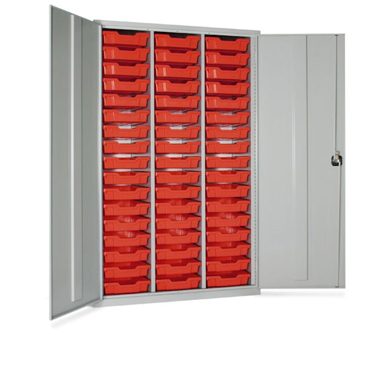 High Capacity Storage Cupboard with 51 Trays 
