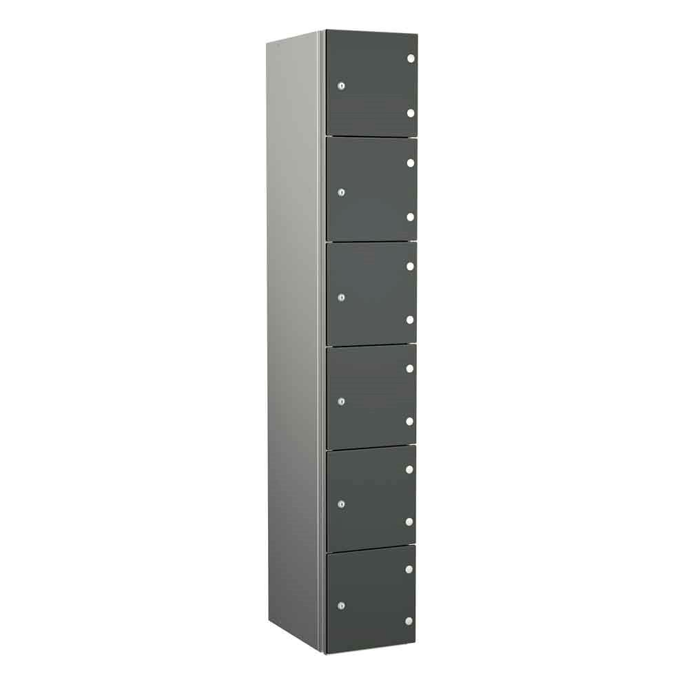 Aluminium Lockers - Zenbox 6 Door 1800H