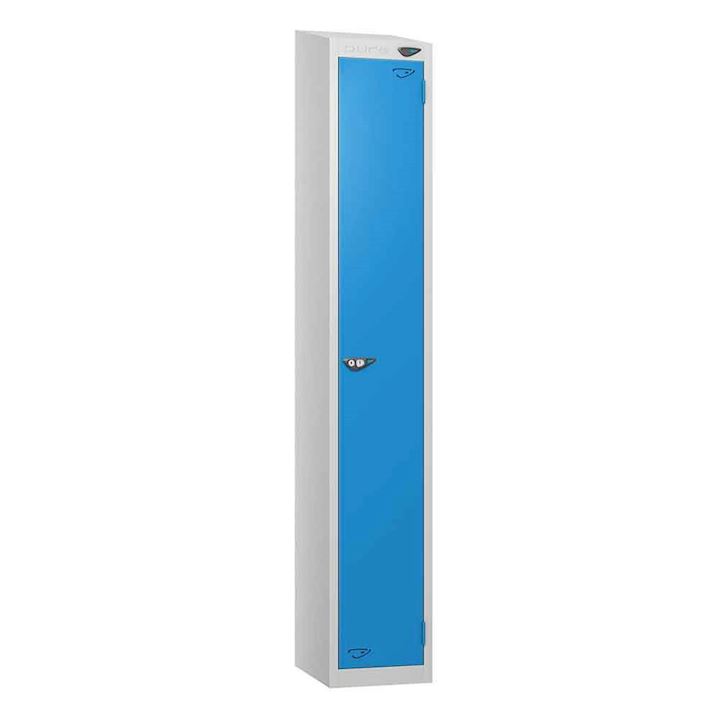 Pure 1-Door Metal Sloping Top Locker - Tall