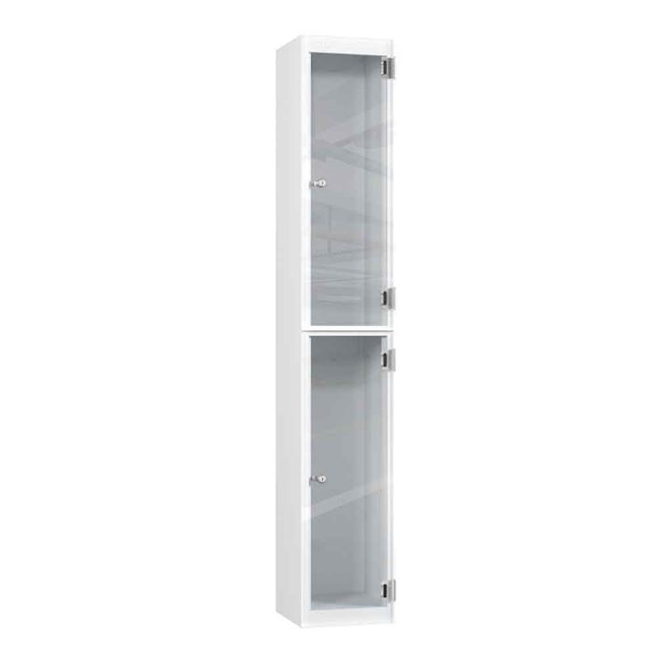 Pure Perspex Clear Vision Locker - 2 Door