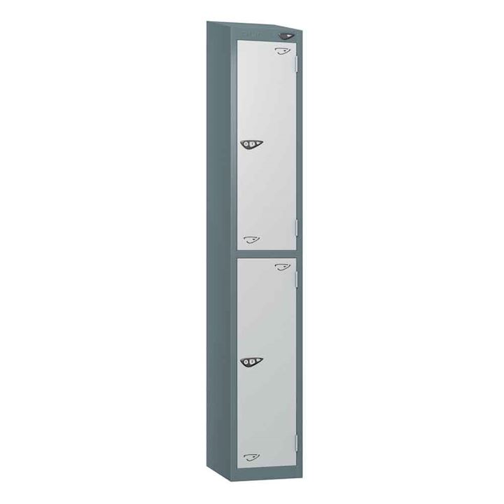 Pure 2-Door Metal Sloping Top Locker - Tall