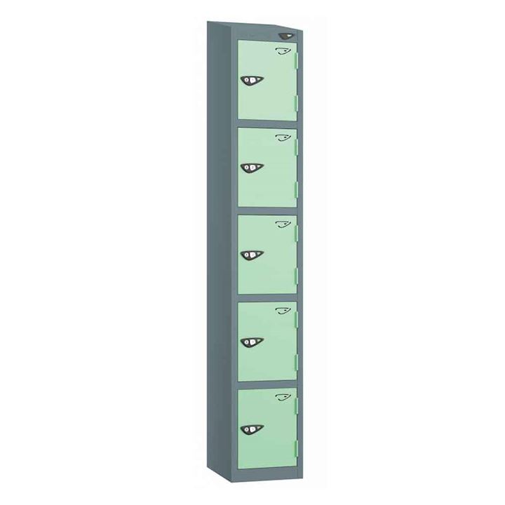 Pure 5-Door Metal Sloping Top Locker - Tall