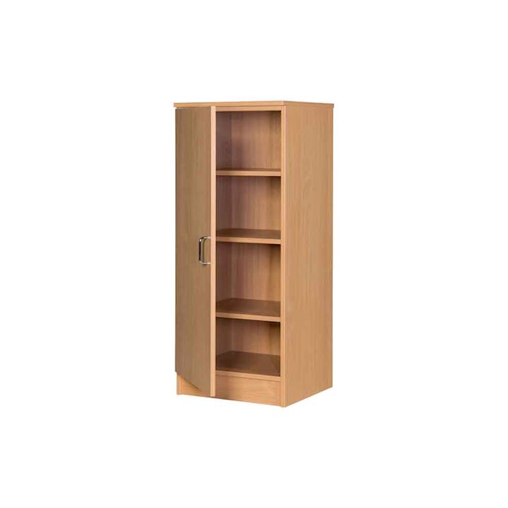 Slim MDF Solid Wood Cupboard - 1200H x 500W x 480D
