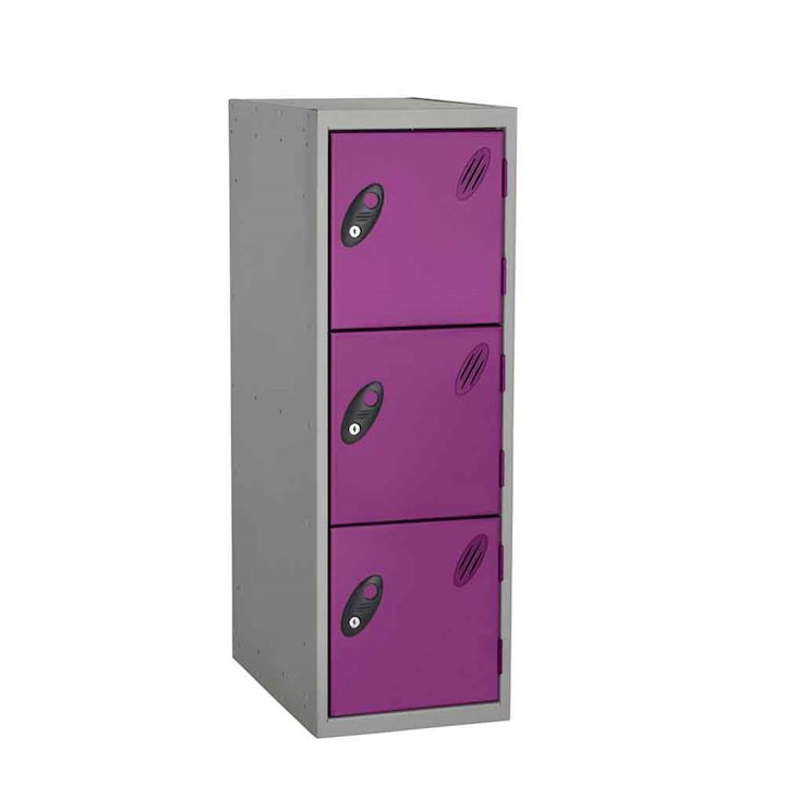 Probe Metal Education Locker - Half Height 3 Door