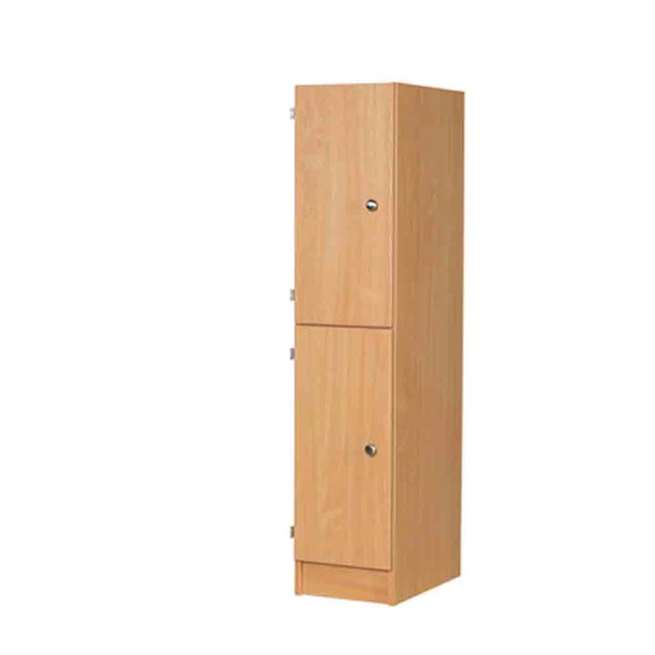 Two Door Mdf Laminate Wooden Locker 1800h 3d Lockers